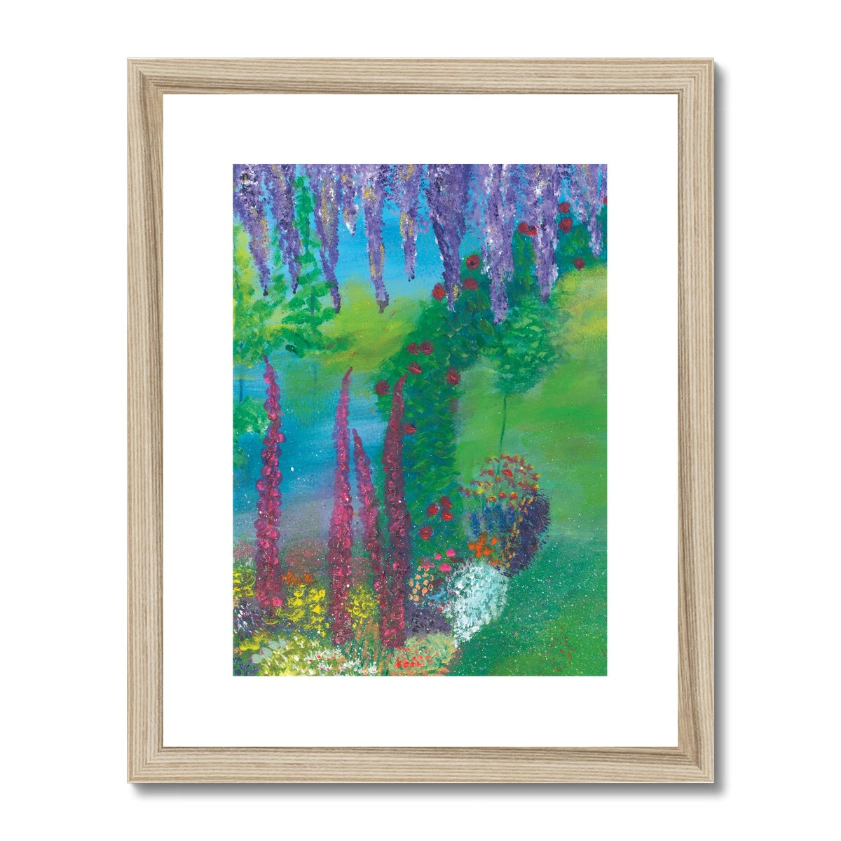 In the garden 1 Framed & Mounted Print