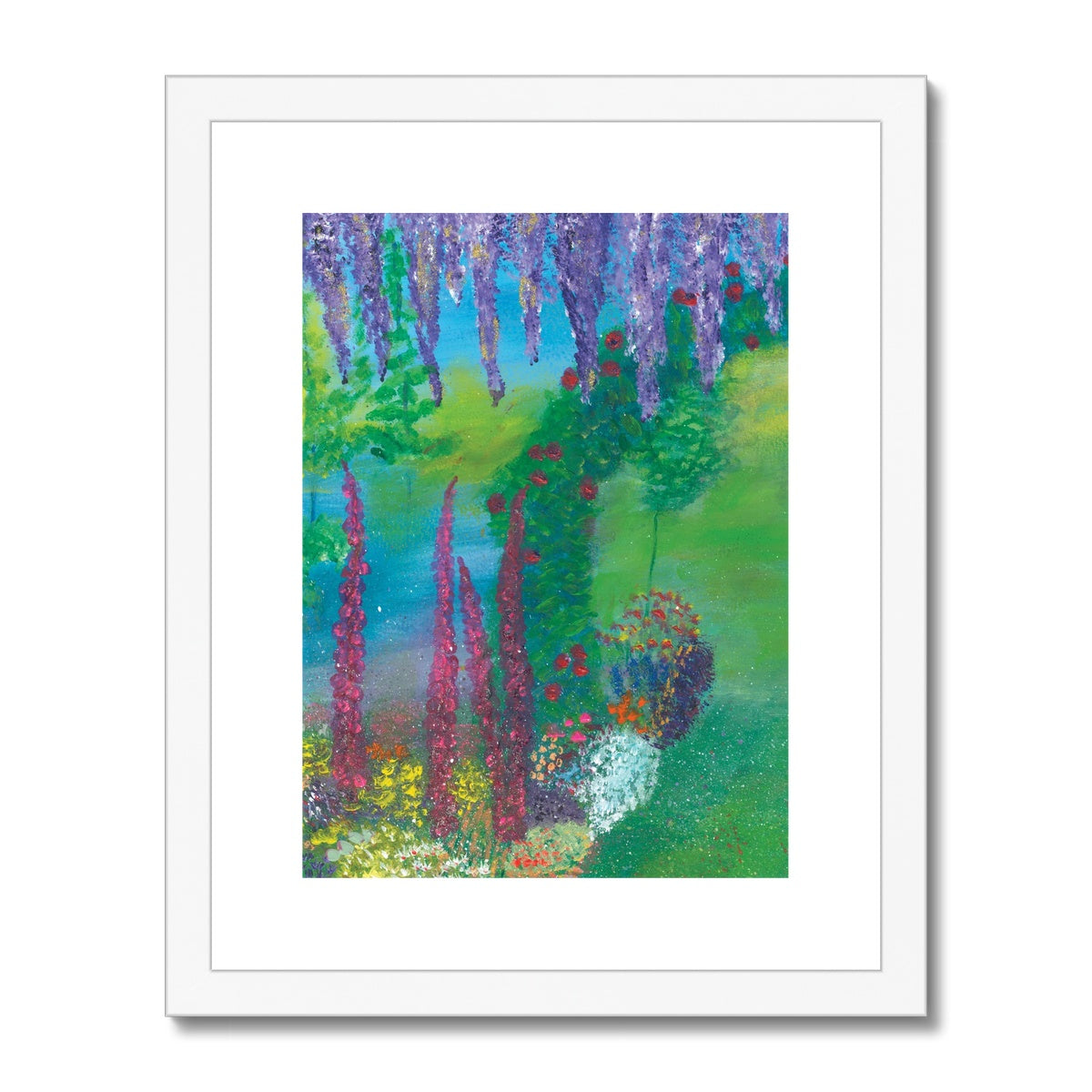 In the garden 1 Framed & Mounted Print