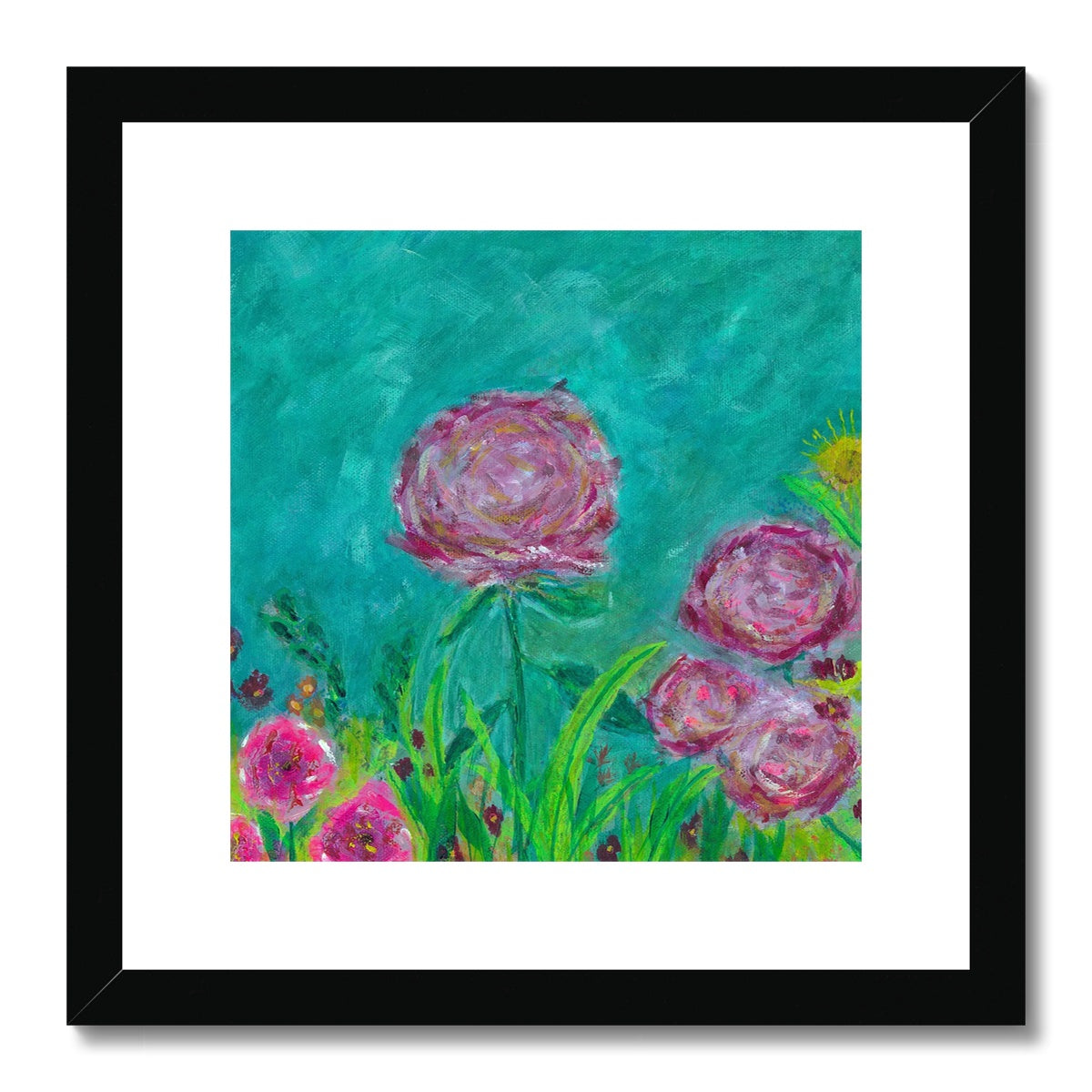 Roses  Framed & Mounted Print