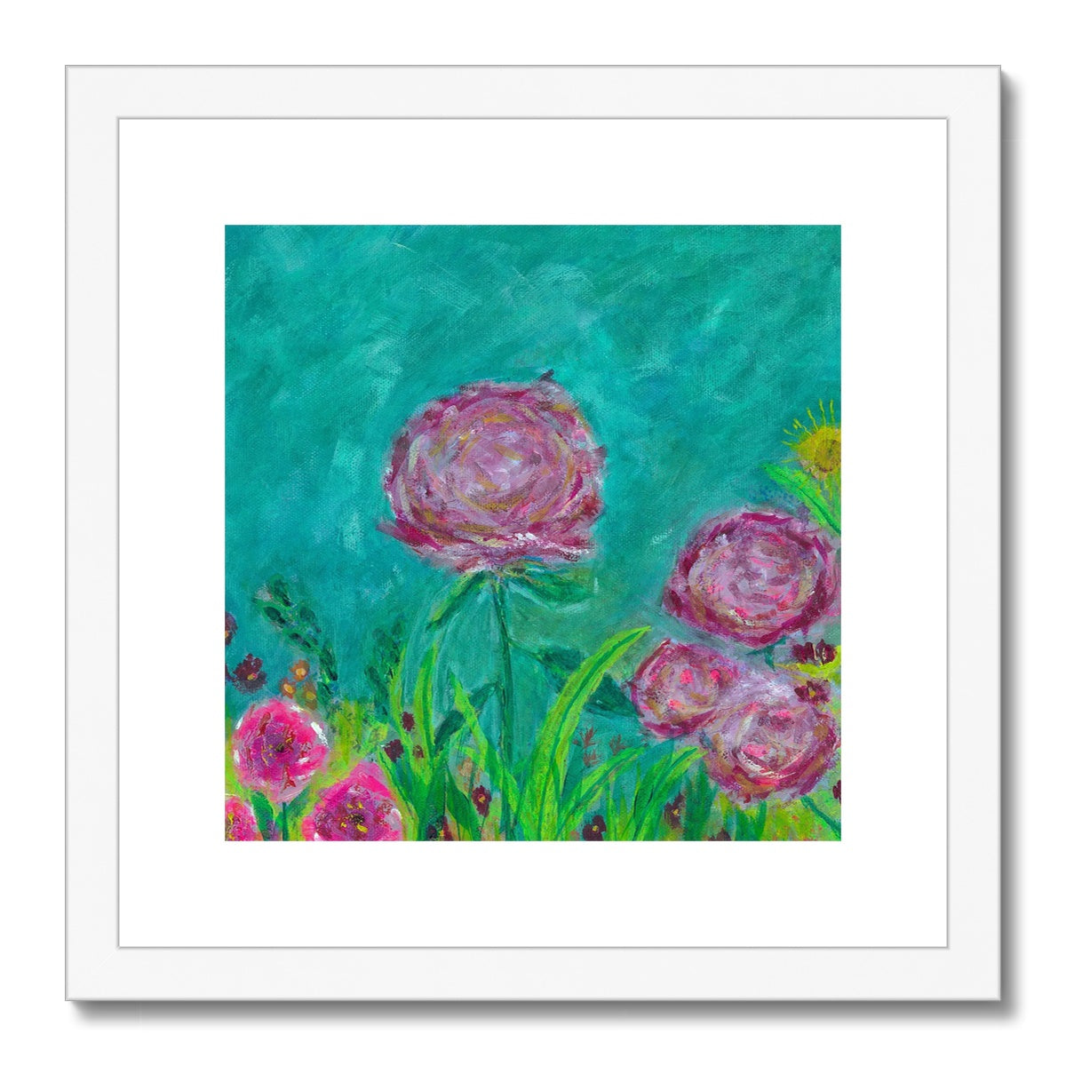 Roses  Framed & Mounted Print