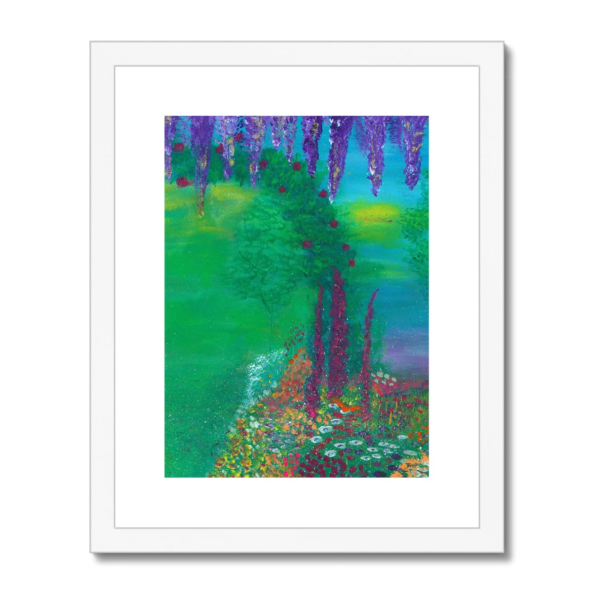 In the garden 2 Framed & Mounted Print