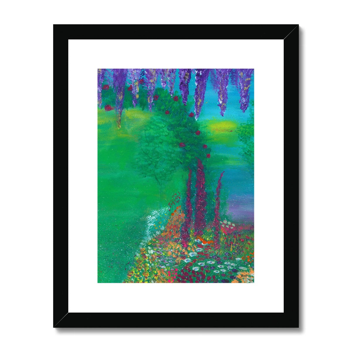 In the garden 2 Framed & Mounted Print