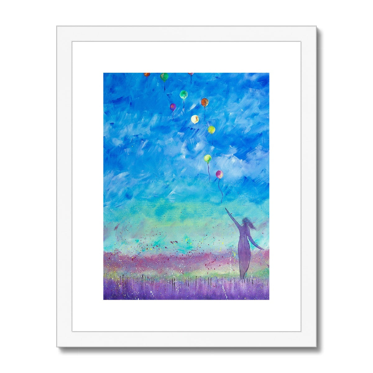 Letting go Framed & Mounted Print