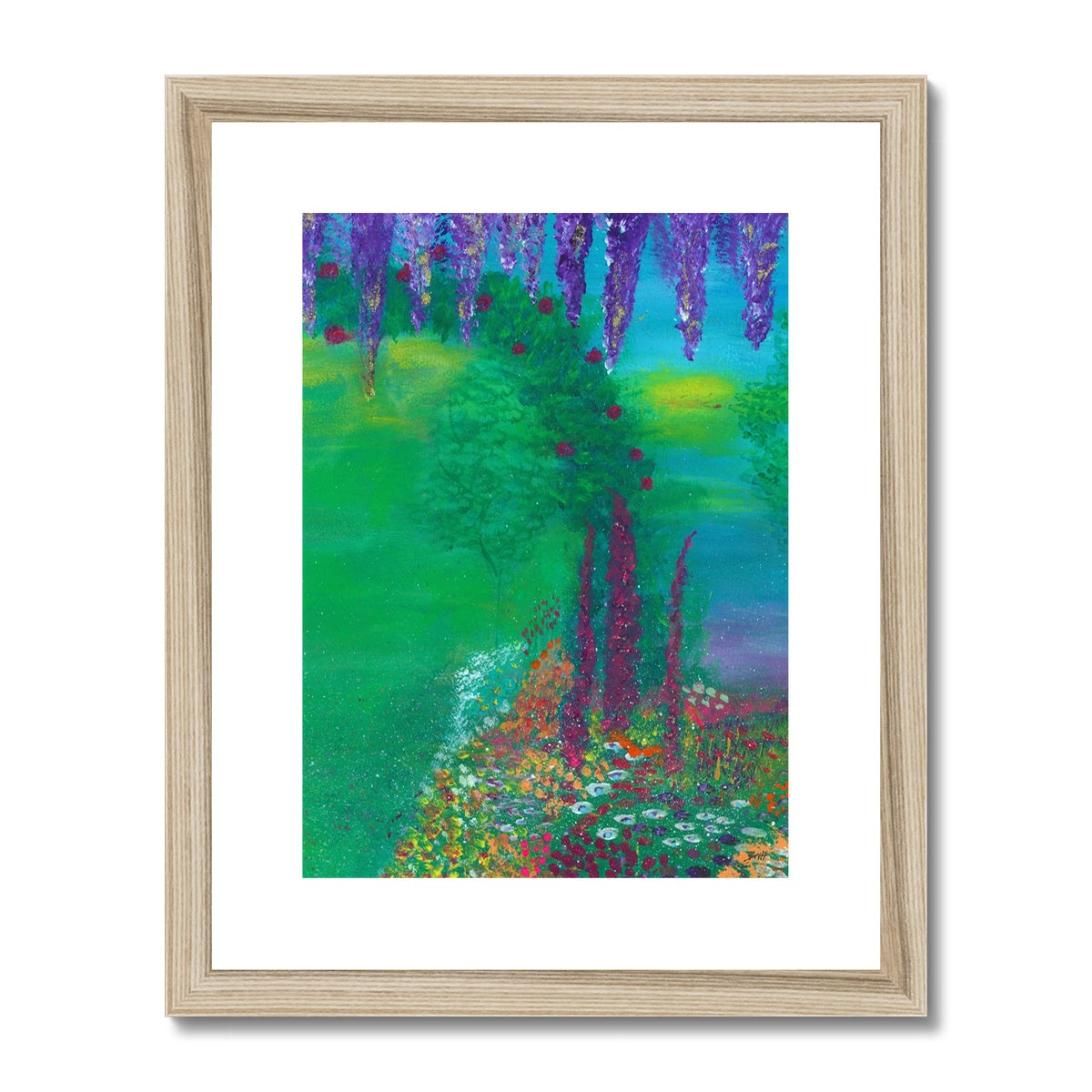 In the garden 2 Framed & Mounted Print