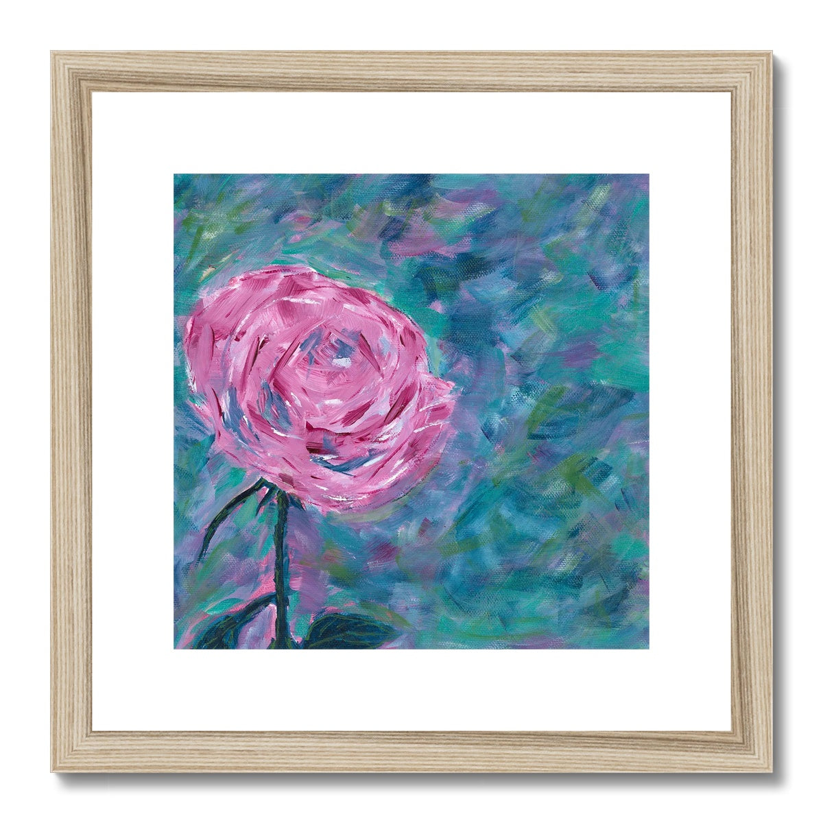 Rose Of Sharon Framed & Mounted Print