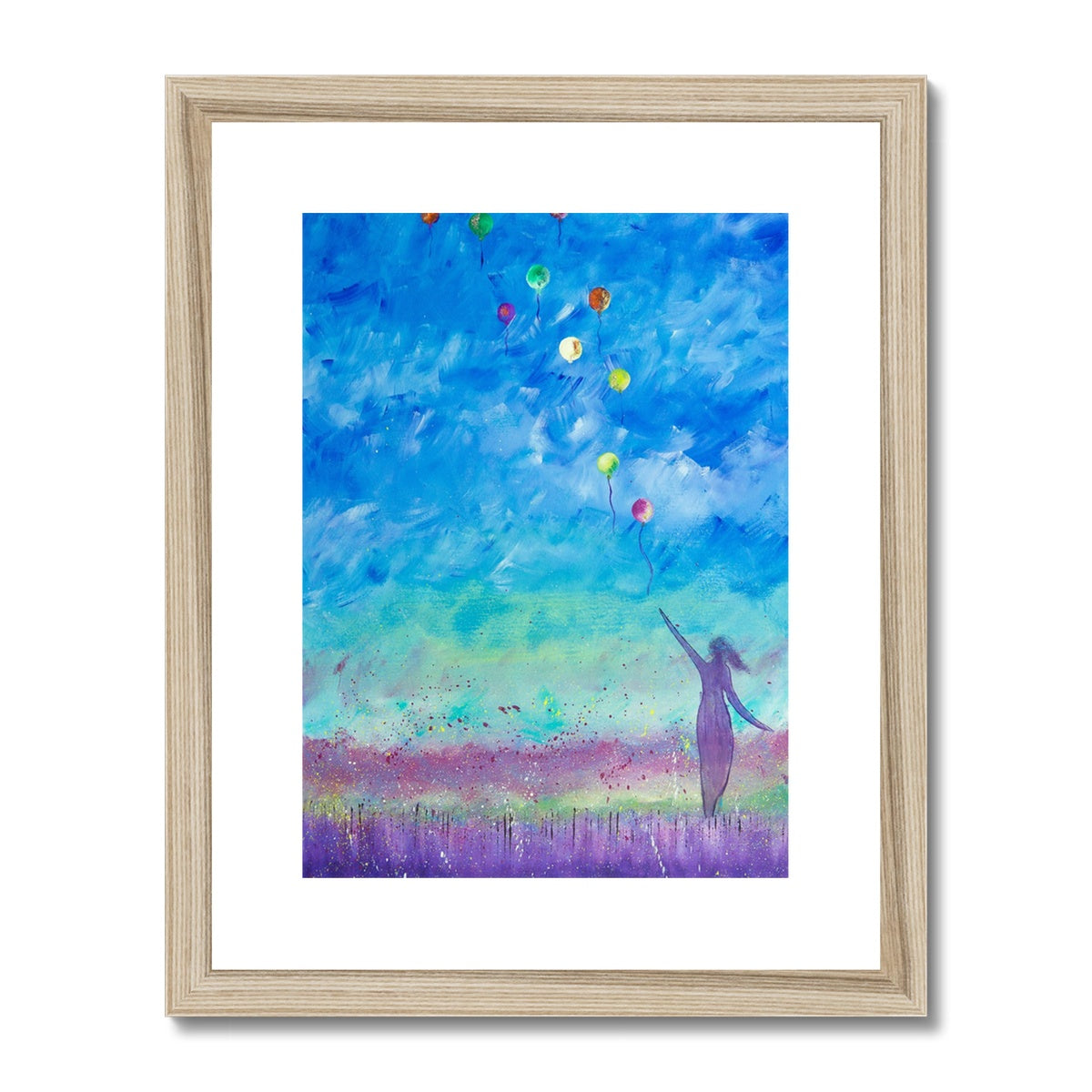 Letting go Framed & Mounted Print