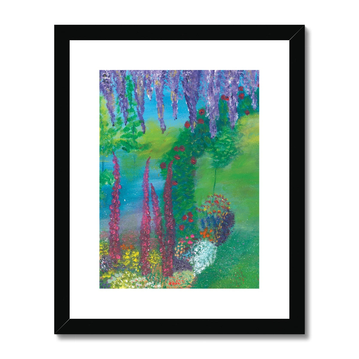 In the garden 1 Framed & Mounted Print