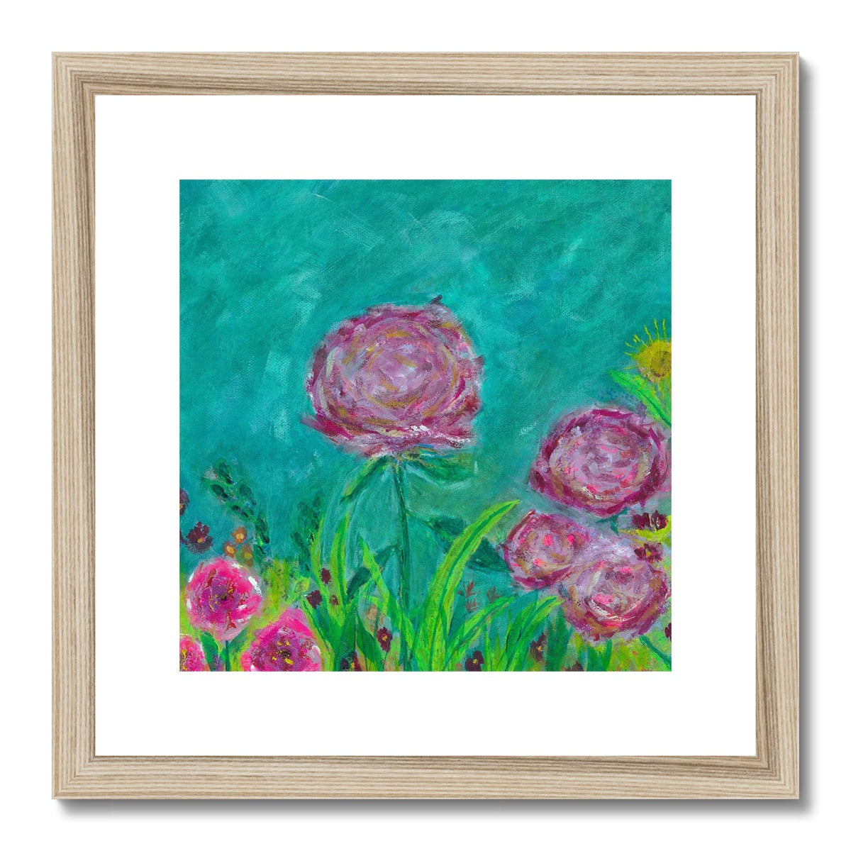 Roses  Framed & Mounted Print